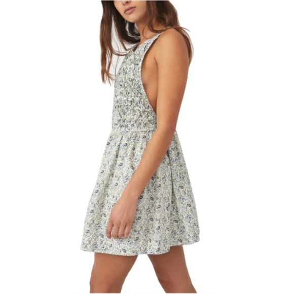 NWT Free People Petunia Micro Floral Mini Dress - Picture 6 of 13